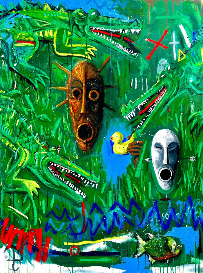 Картина Калеба Корбина Tiki