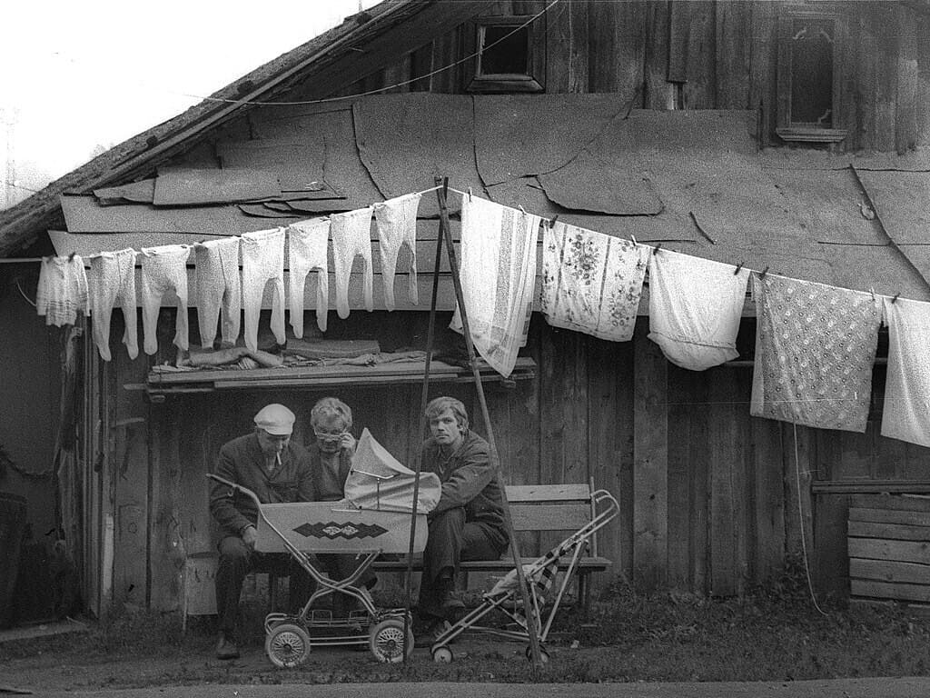 Жители Череповца, 1980-е, фото Сергея Зиновьева