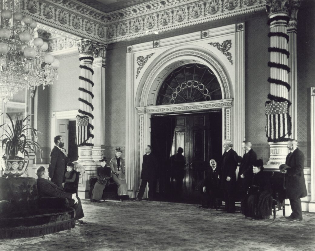 Белый дом при президенте Бенджамине Гаррисоне, 1891 год