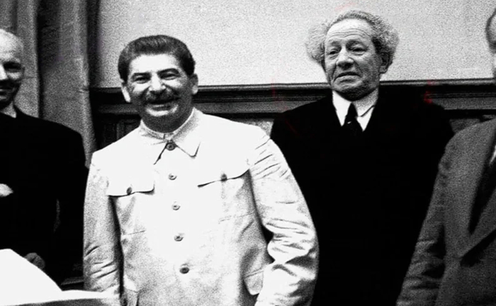 Сталин и Мессинг. Фото-коллаж. Подделка прямиком из 90-х
