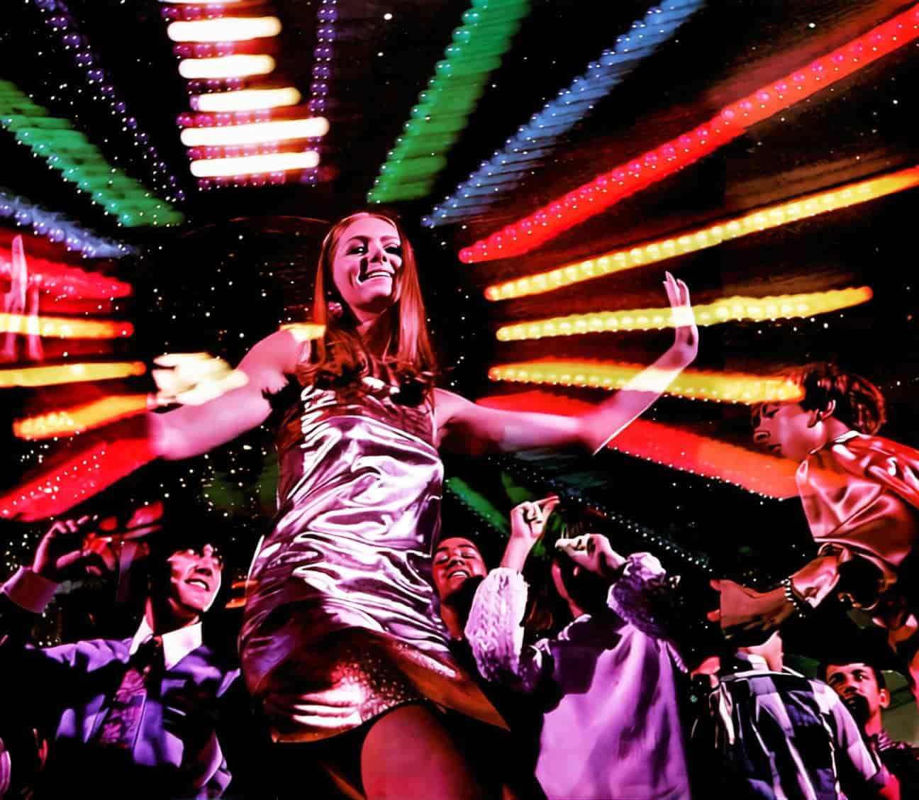 Посетители клуба Cheetah Nightclub в Нью-Йорке, 1966 год