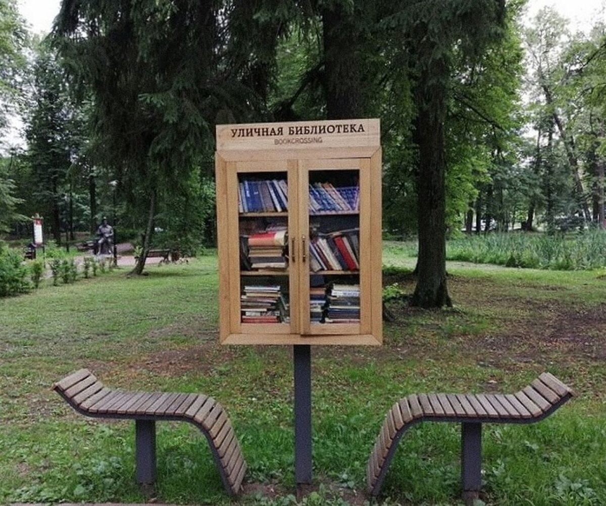Bigpicture ru книги буккроссинг в российском парке