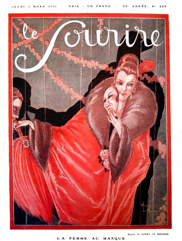 Обложка Le Sourire, 3 марта 1921 года