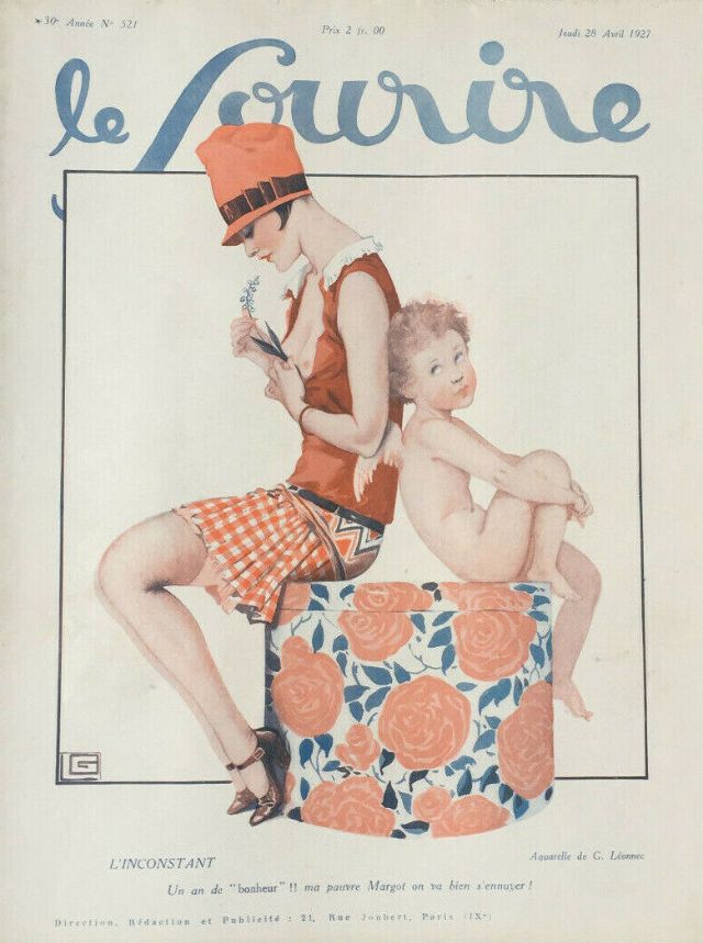 Обложка Le Sourire, 28 апреля 1927 года