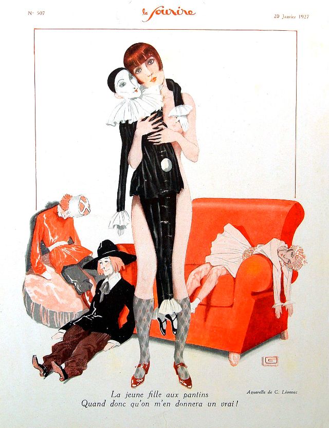 Обложка Le Sourire, 20 января 1927 года