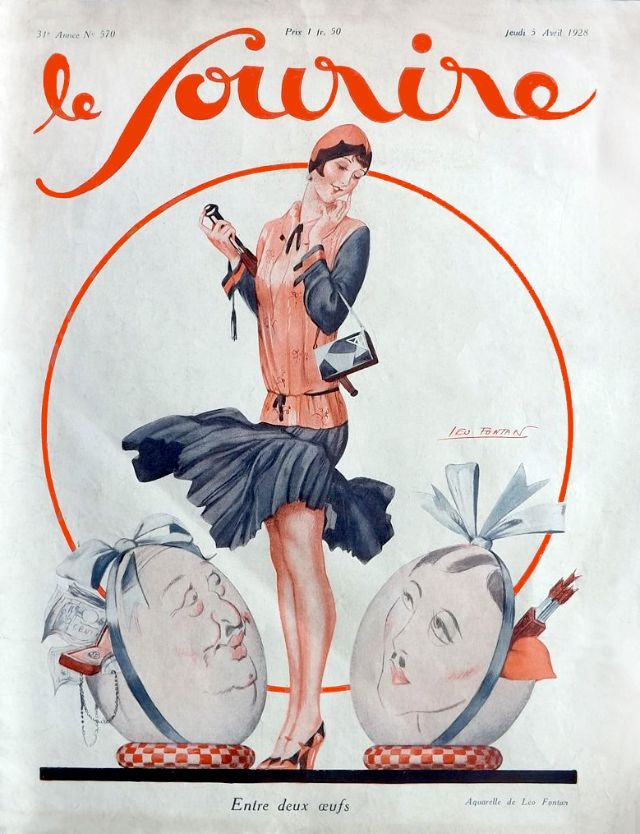 Обложка Le Sourire, 5 апреля 1928 года