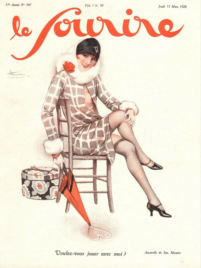 Обложка Le Sourire, 15 марта 1928 года