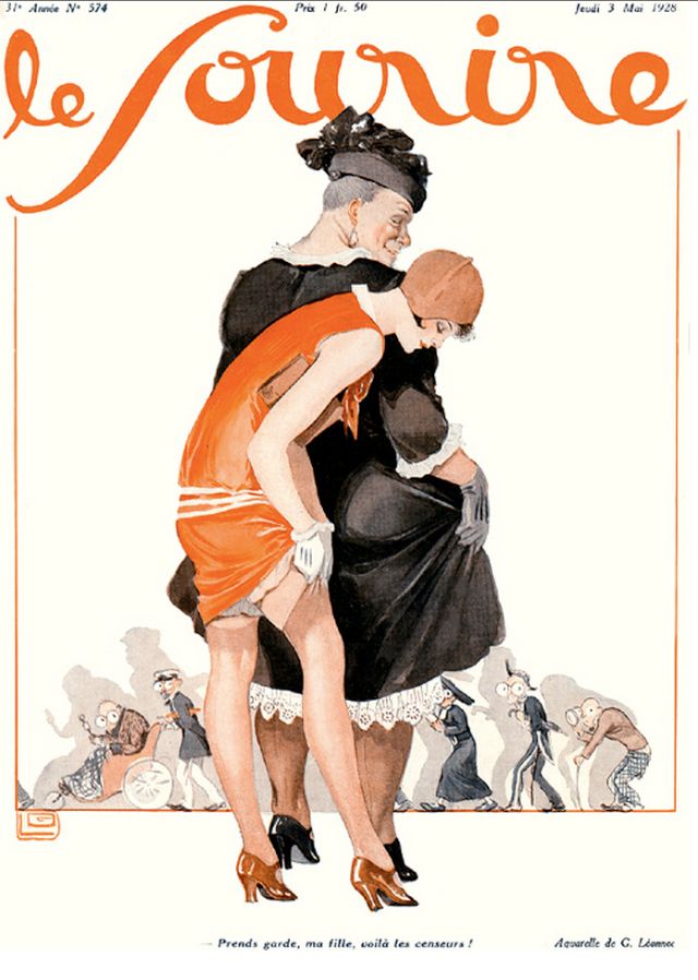 Обложка Le Sourire, 3 мая 1928 года