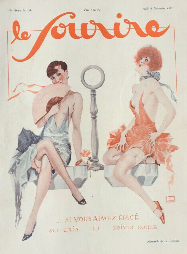 Обложка Le Sourire, 8 ноября 1928 года