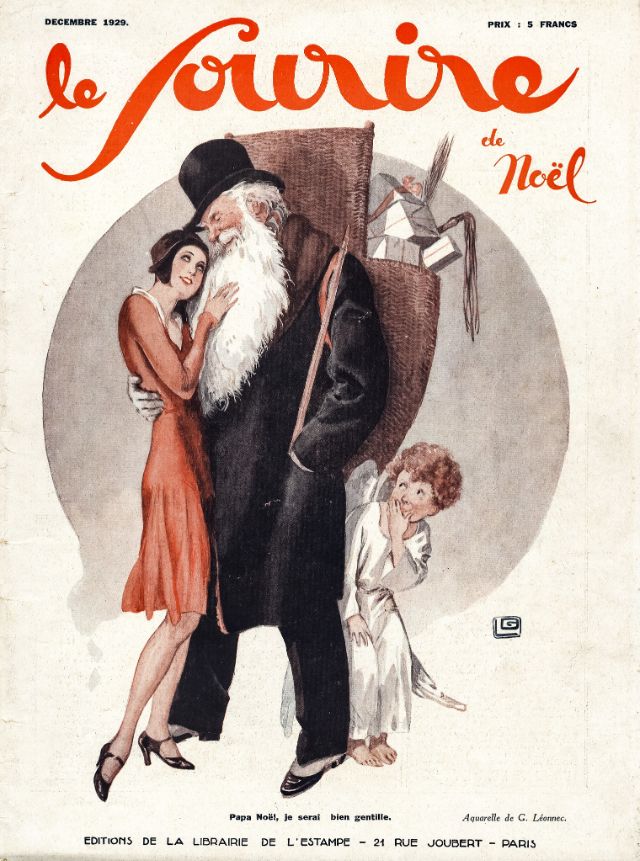 Обложка Le Sourire, декабрь 1929 года