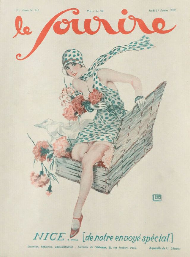 Обложка Le Sourire, 21 февраля 1929 года