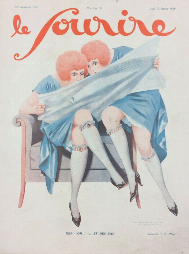 Обложка Le Sourire, 10 января 1929 года