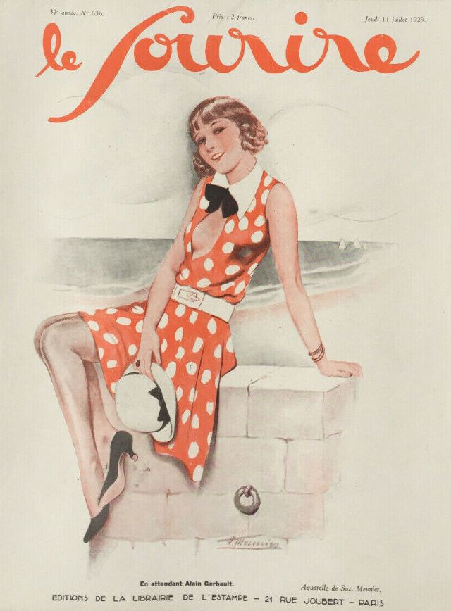 Обложка Le Sourire, 11 июля 1929 года