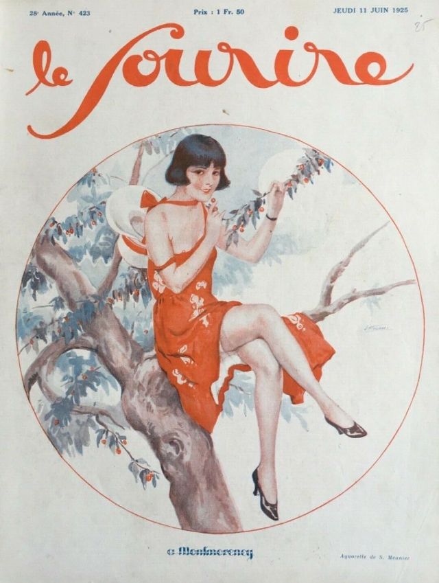 Обложка Le Sourire, 11 июня 1925 года