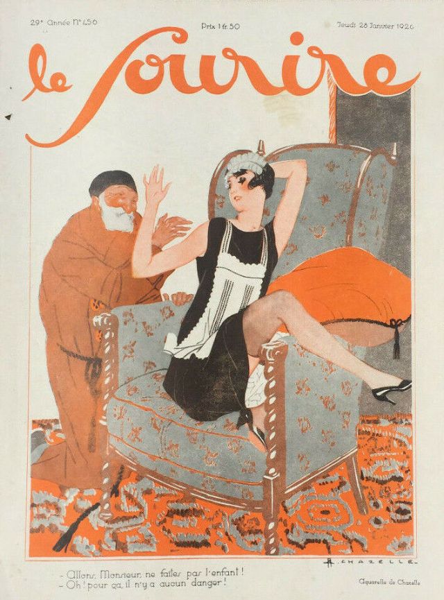 Обложка Le Sourire, 28 января 1926 года