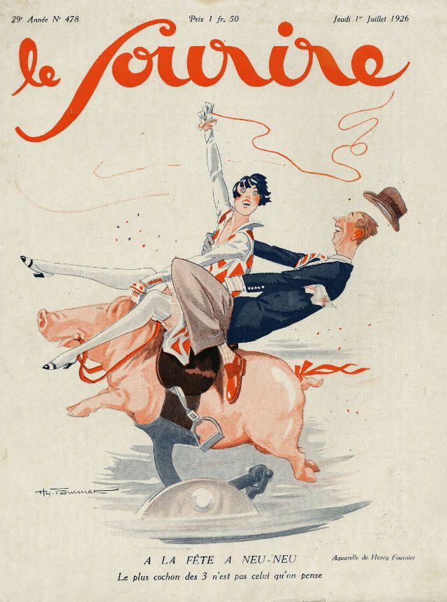 Обложка Le Sourire, 1 июля 1926 года