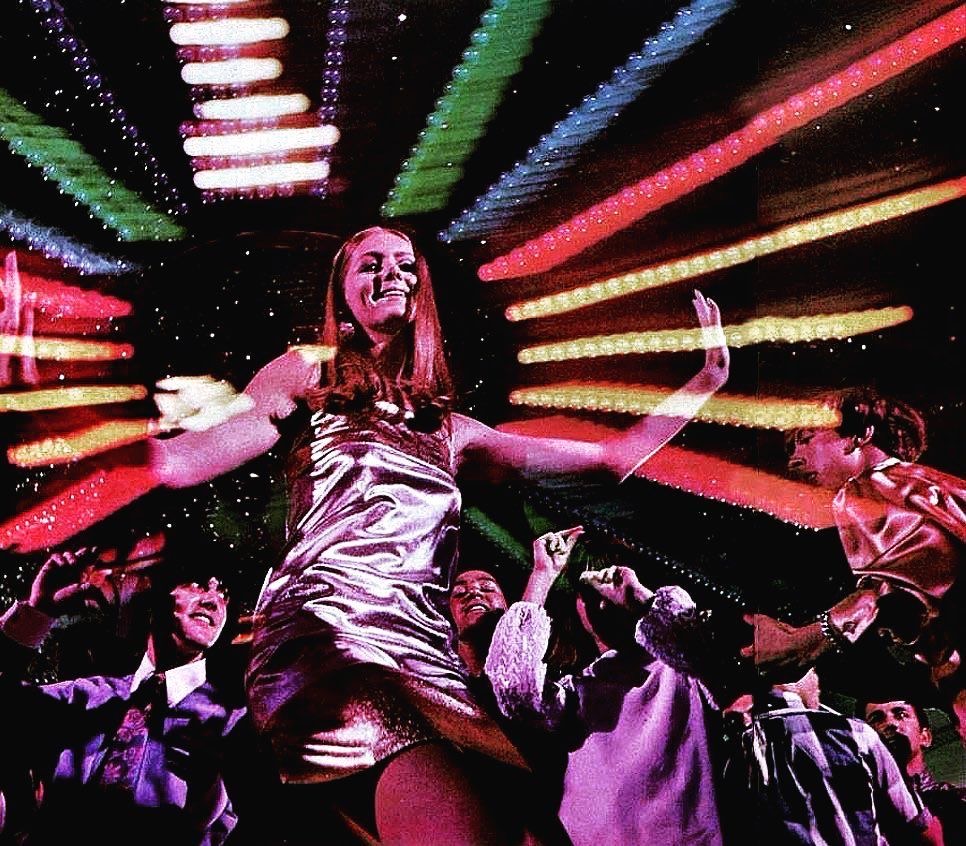 Посетители клуба Cheetah Nightclub, Нью-Йорк, 1966 год