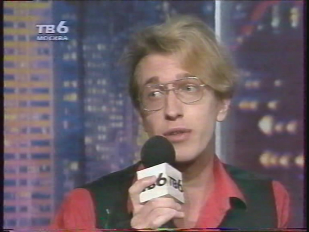 Сергей Соседов на программе Акулы пера ТВ-6 1990-е годы
