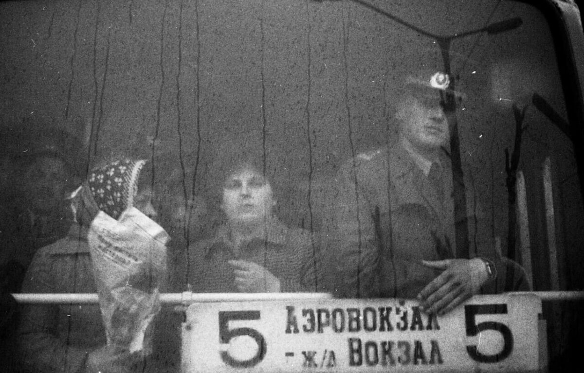 Автобус маршрута №5 в Сыктывкаре, 1980-е, фото Сергея Зиновьева