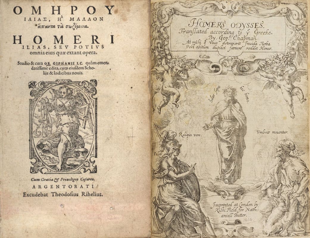 Титульный лист перевода Илиады Гомера Джорджа Чепмена 1611 года