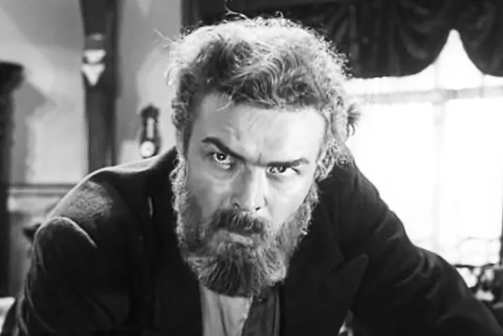 Георгий Епифанцев в роли Прохора Громова, фильм Угрюм-река 1968