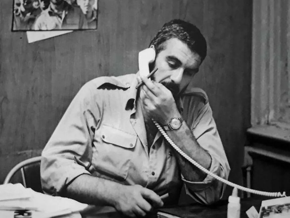 Сергей Довлатов в редакции газеты «Новый американец», Нью-Йорк, 1980 год