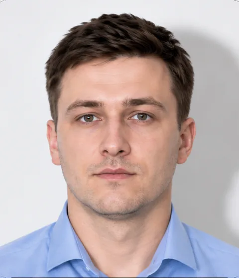 Тень за головой на фоне