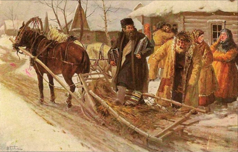 И. М. Львов. На запой. Сватовство в деревне