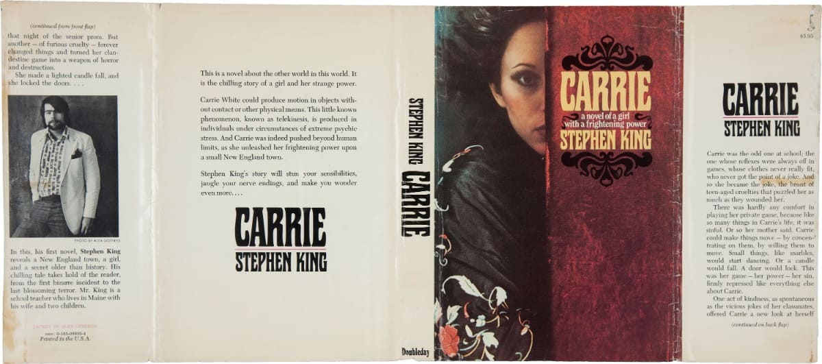 Обложка первого издания романа &laquo;Кэрри&raquo; издательства Doubleday, 1974 год