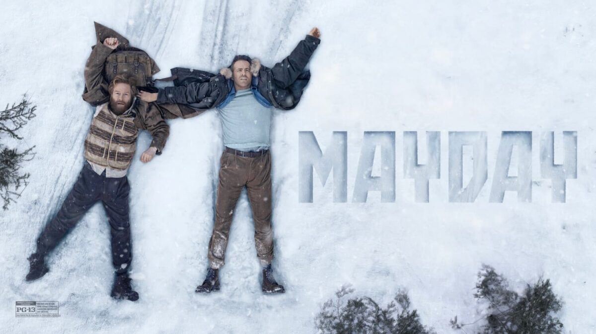 Постер фильма &laquo;Мэйдэй&raquo; с Райаном Рейнольдсом и Кеннетом Браной