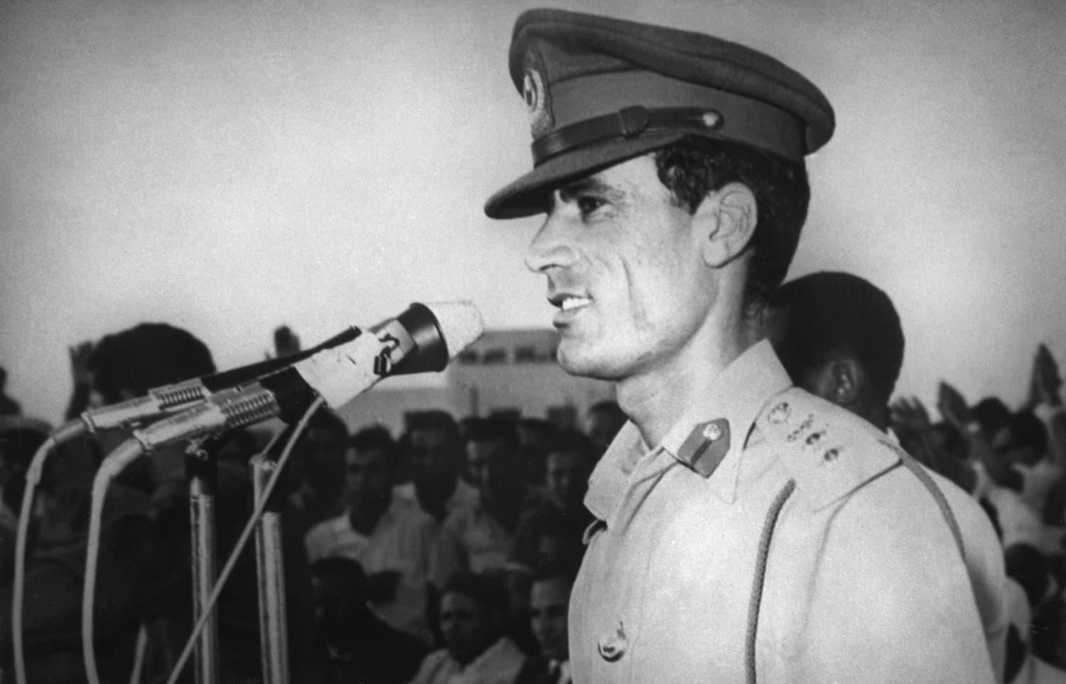 Муаммар Каддафи сразу после прихода ко власти в сентябре 1969 года